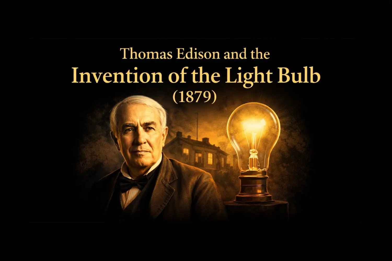 Thomas Edison’s Invention of the Light Bulb